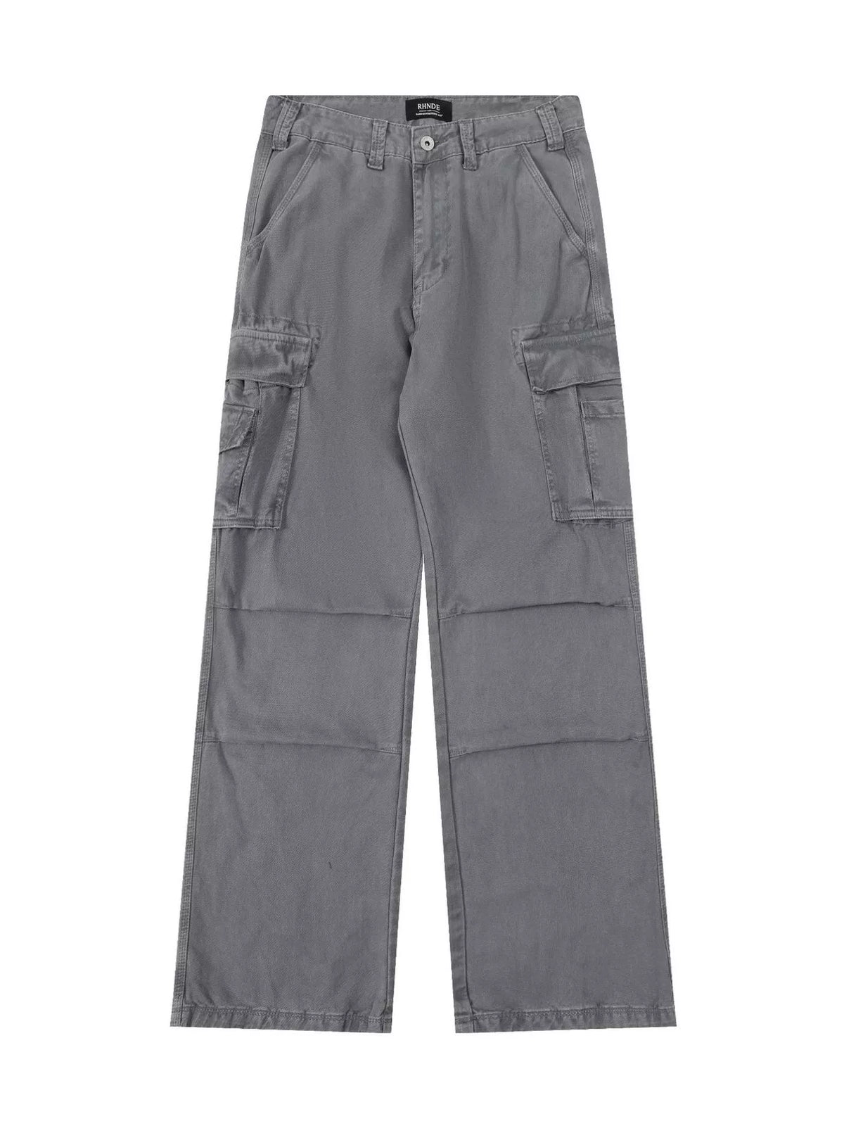 Modern Finesse Ridge Men's Vintage Washed Loose-Fit Multi-Pocket Cargo Pants