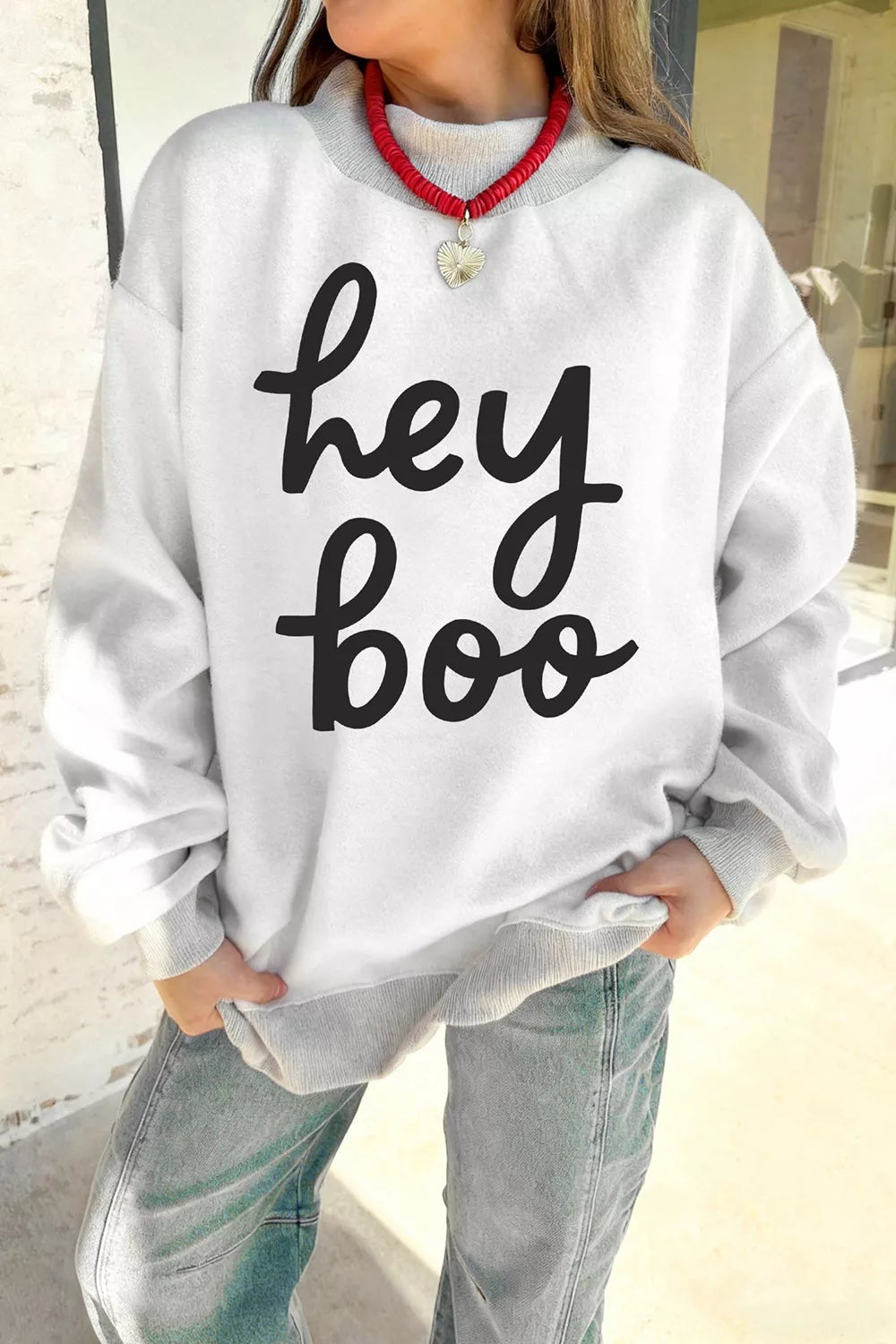 Modern Finesse Reversible Halloween Mock-Neck Tunic Sweatshirt product image