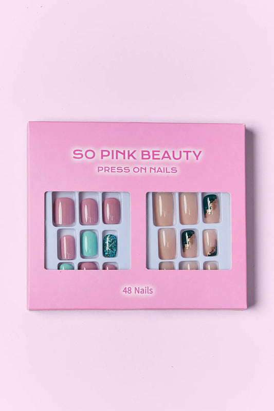SO PINK BEAUTY Sienna Press On Nails 2 Packs