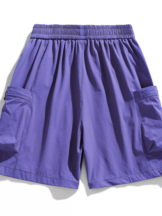 Modern Finesse Hudson Men's Drawstring Cargo Shorts — Extended Sizes