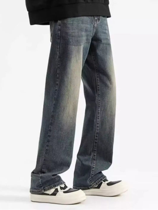 Modern Finesse Knox Men's Vintage Wash Loose Fit Jeans — Extended Sizes
