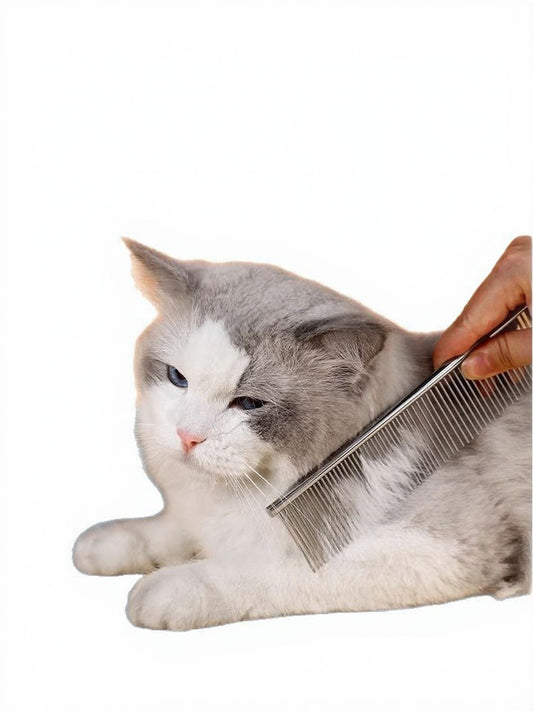HOF Sienna Stainless Steel Pet Grooming Comb for Hair Removal