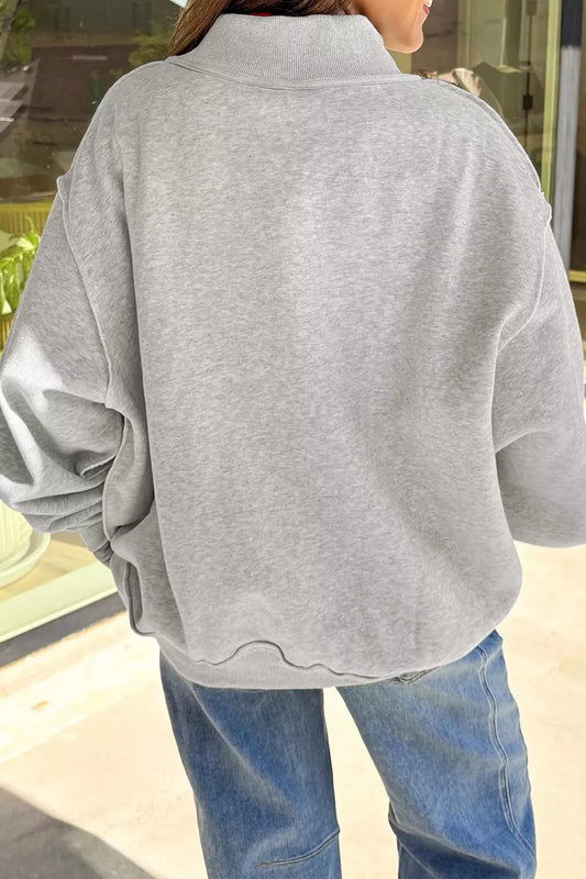 Modern Finesse Reversible Halloween Mock-Neck Tunic Sweatshirt product image