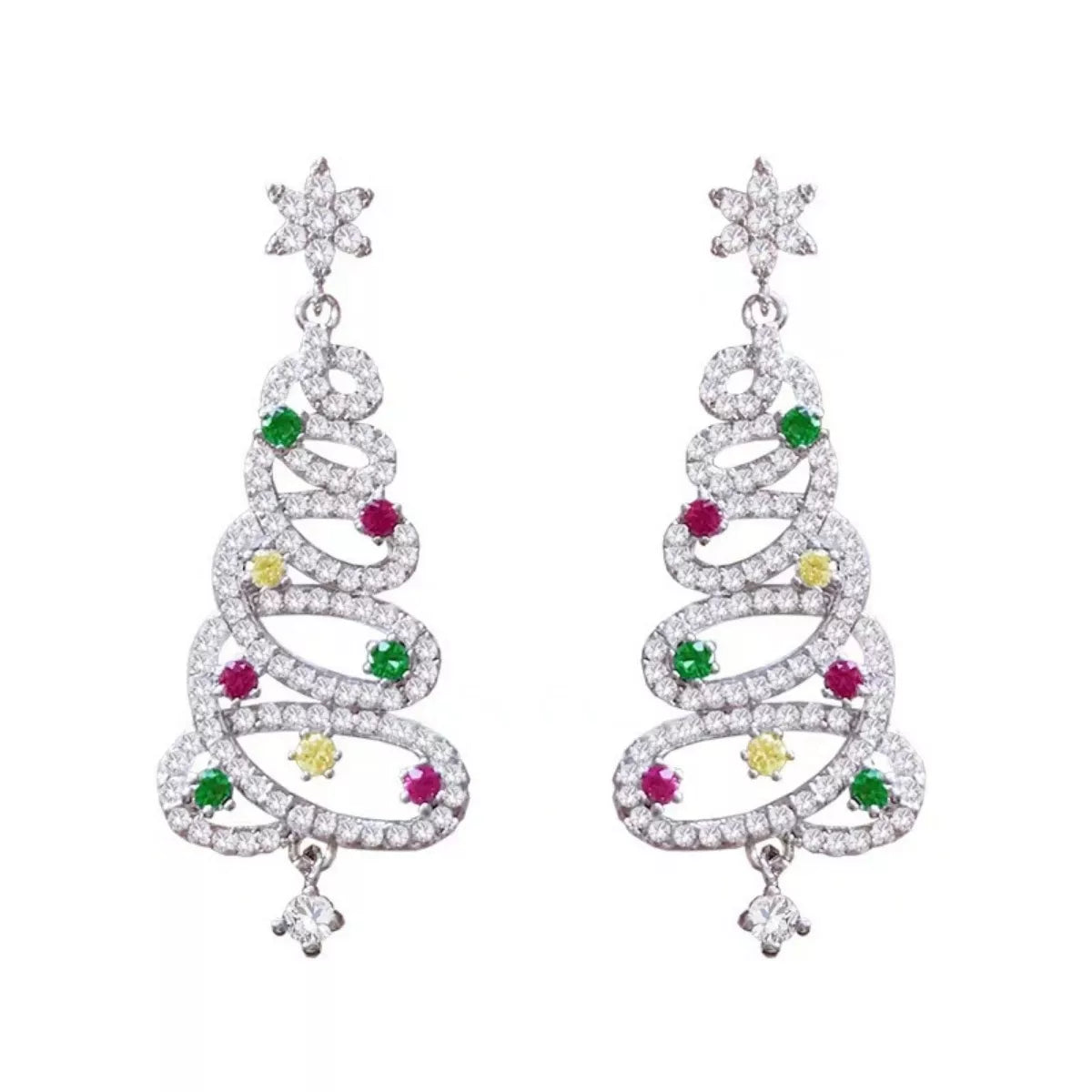 HOF Kaia Christmas Tree Dangle Earrings
