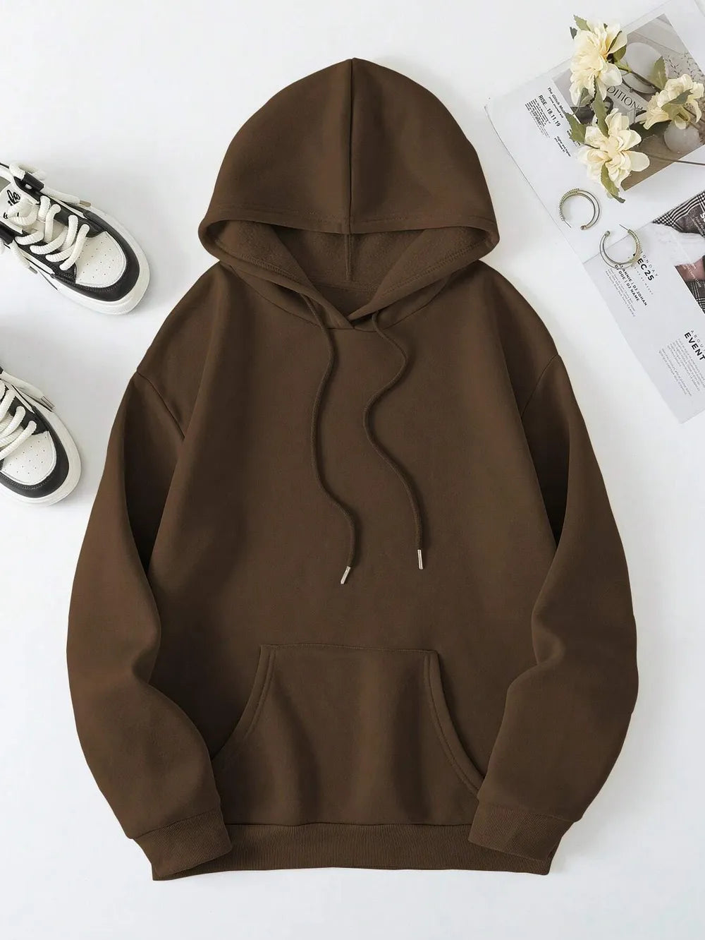 Modern Finesse Solace FAITH OVER FEAR Drop-Shoulder Hoodie
