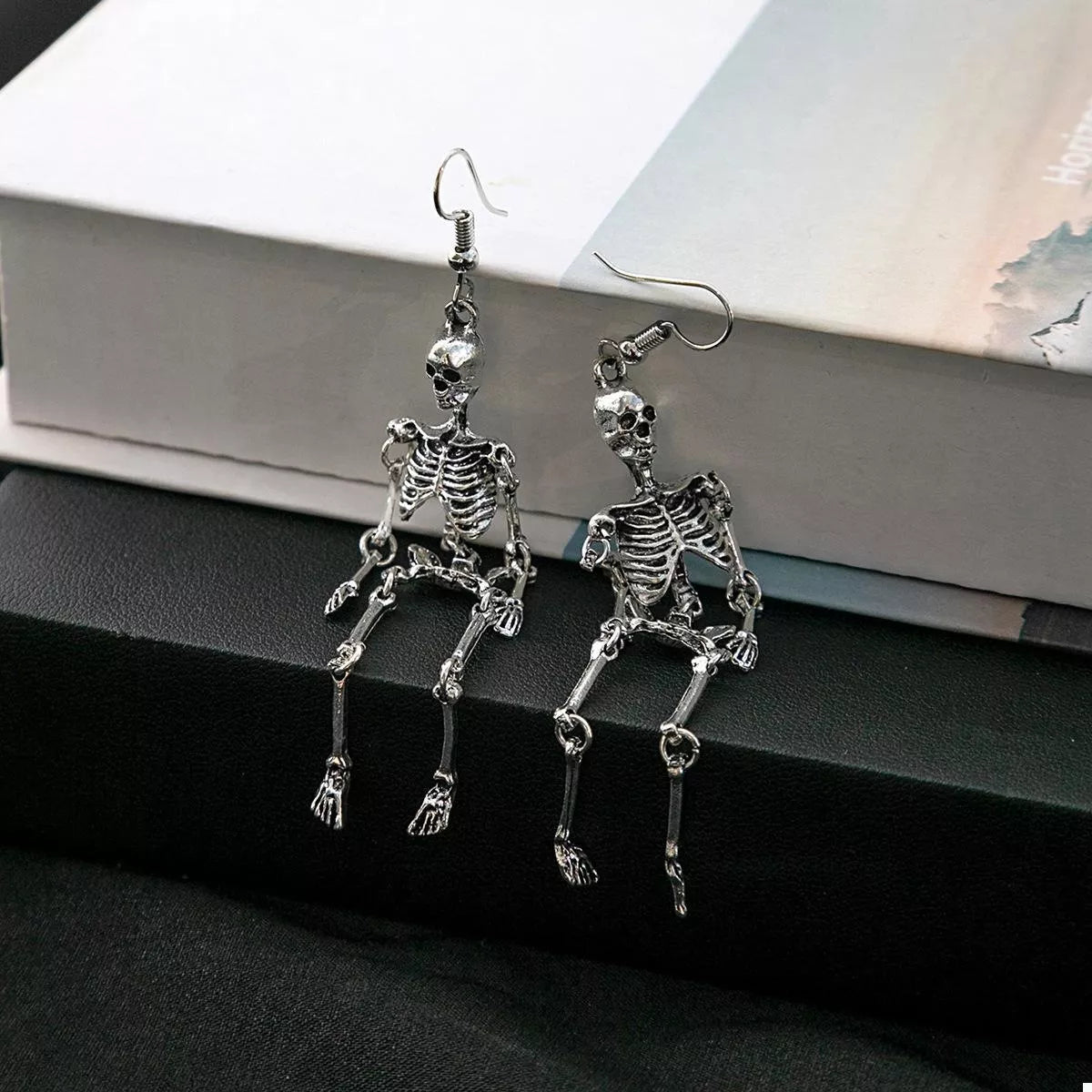 HOF Gia Halloween Skeleton Dangle Earrings