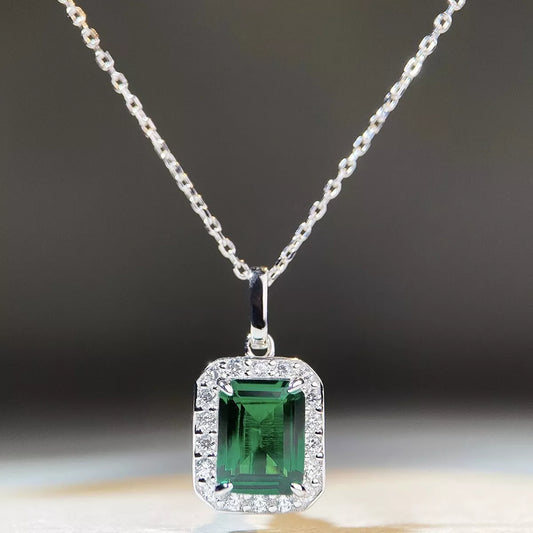 House Of Finesse Devotion Sterling Zircon Cross Necklace
