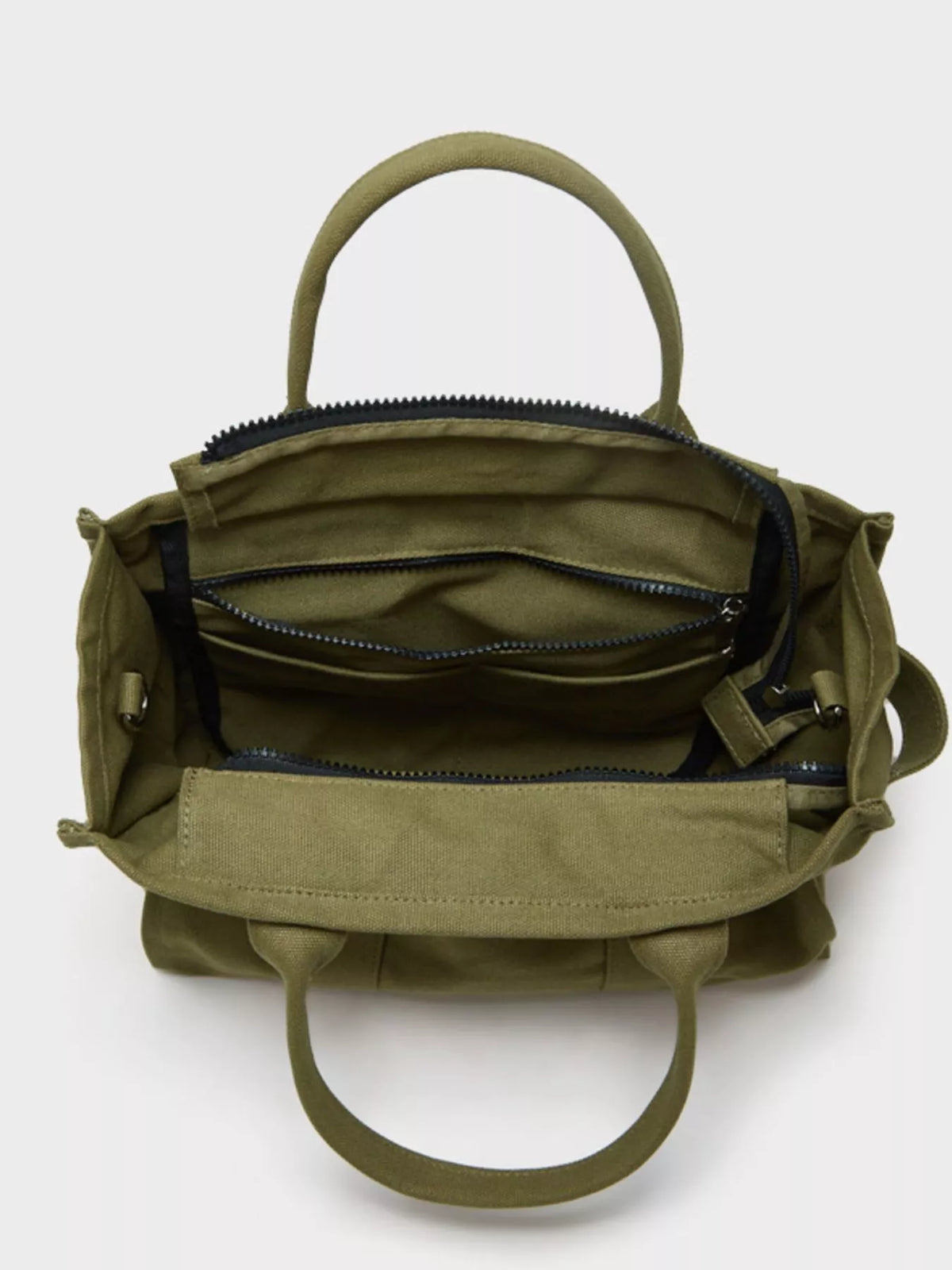 Modern Finesse Field Letter Canvas Handbag