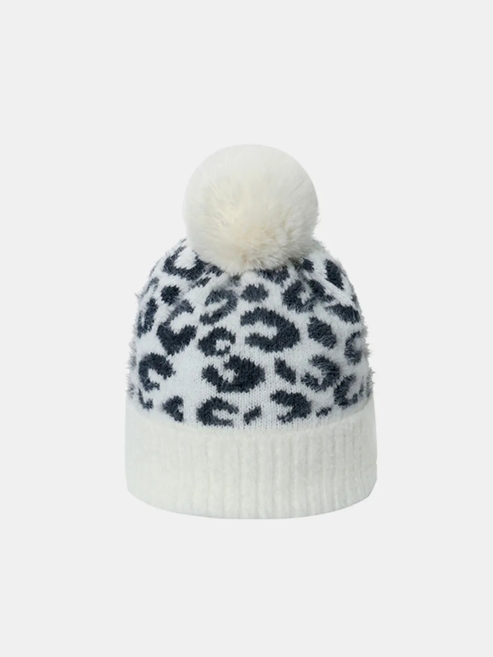 Modern Finesse Marlowe Leopard Hat with Pompom