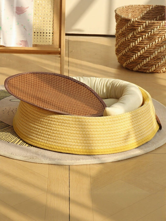 HOF Marlowe Woven Rattan Pet Nest