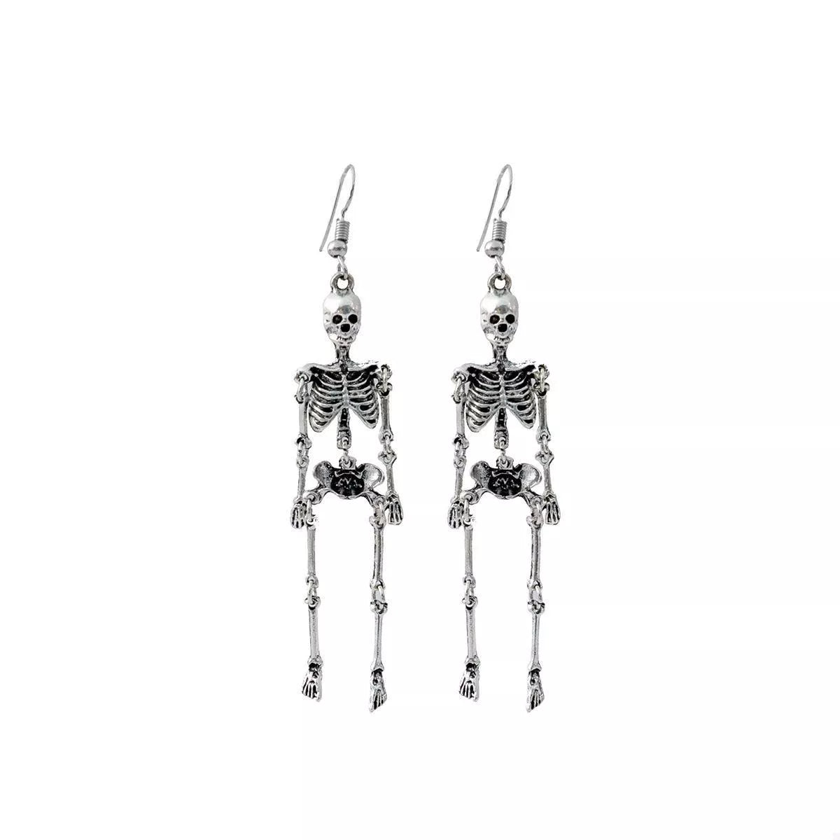 HOF Gia Halloween Skeleton Dangle Earrings