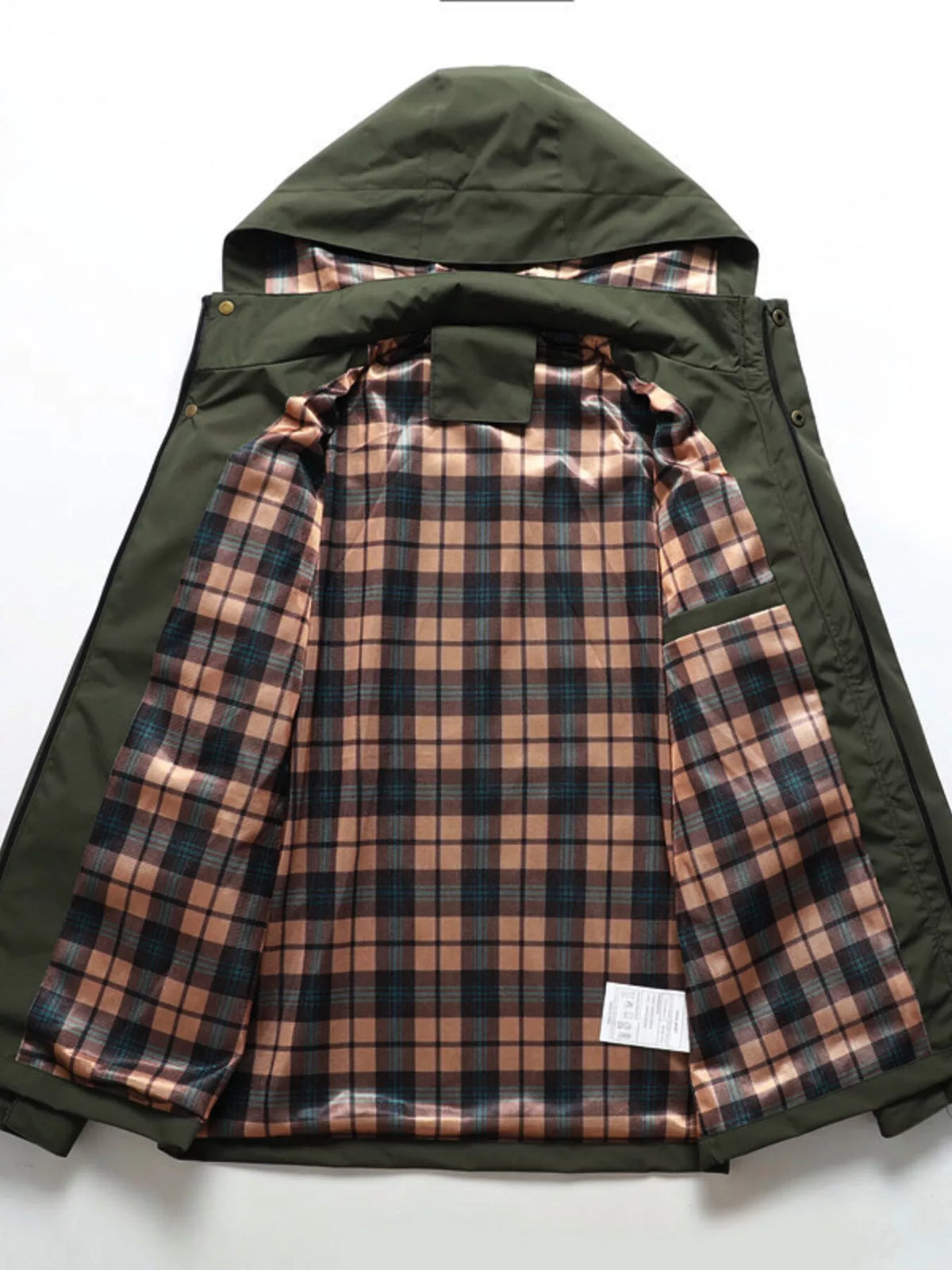 Modern Finesse Mercer Men's Hooded Outdoor Windproof Coat — Extended Sizes