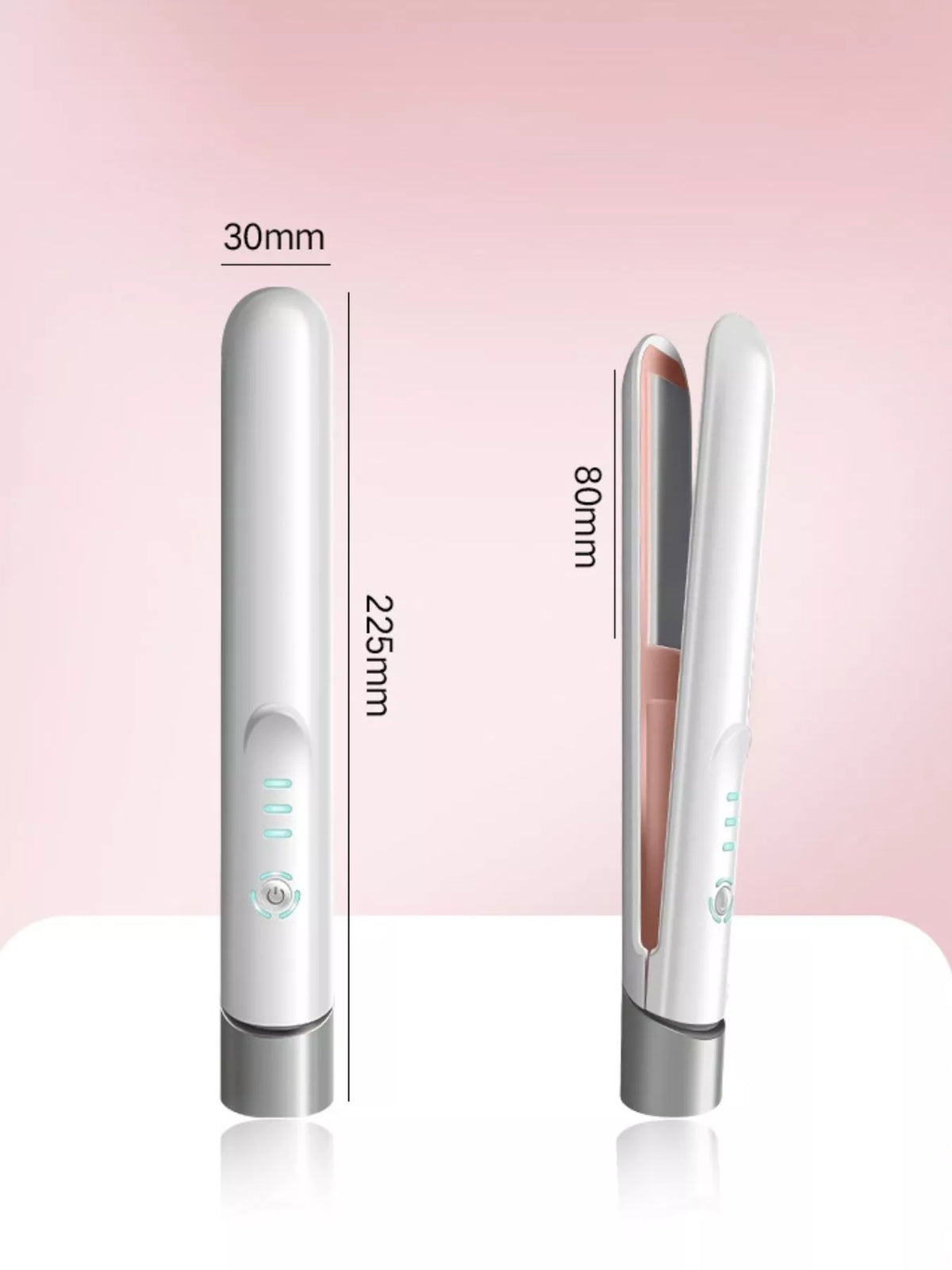 HOF Sienna Portable Cordless Hair Straightener