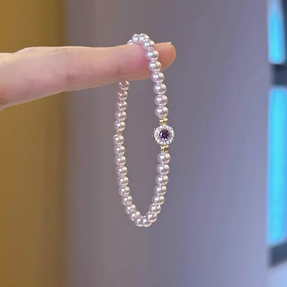 HOF Liora Alloy Pearl Bracelet