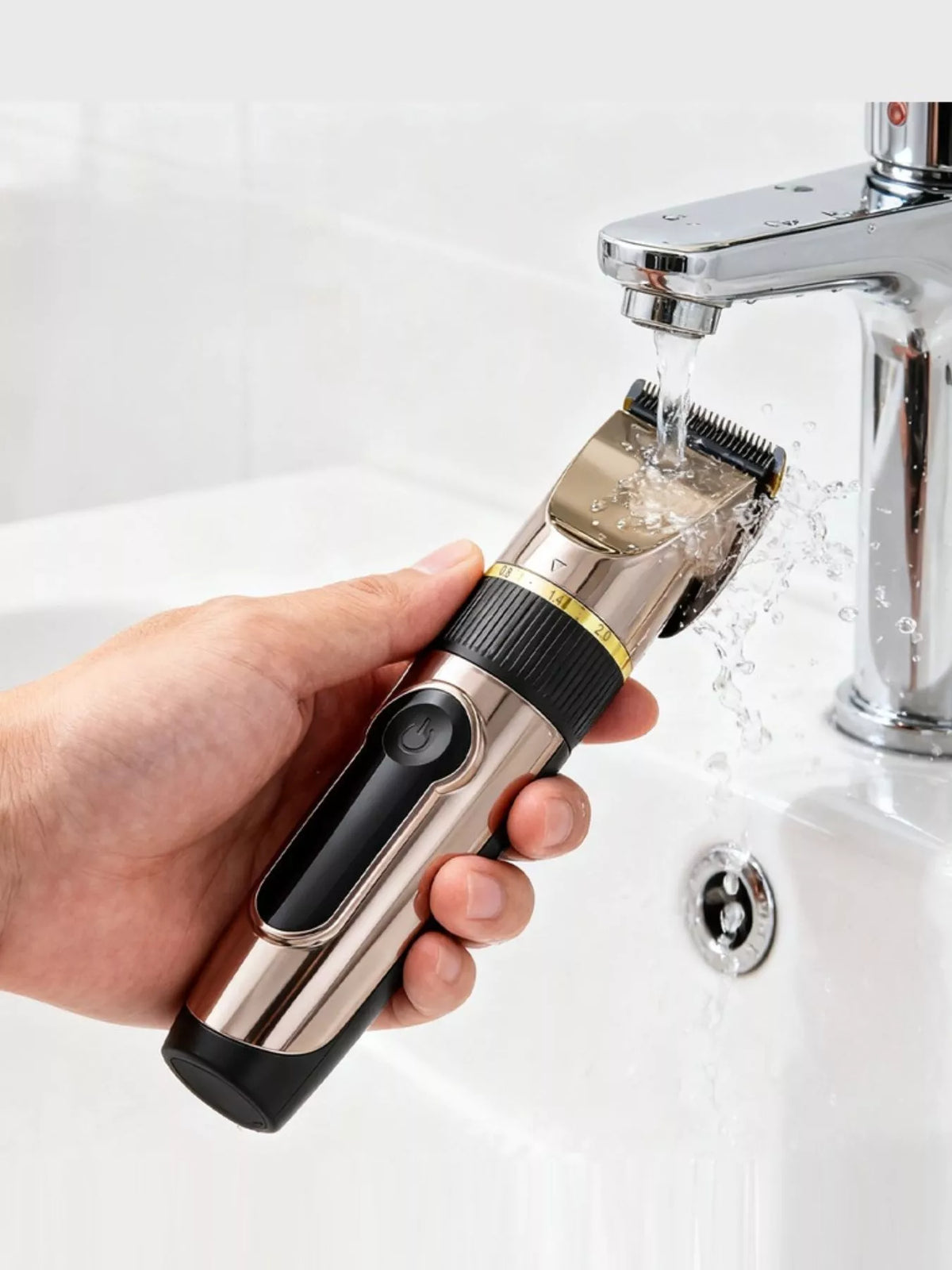 HOF Marlowe Waterproof Hair Clipper with LED Display