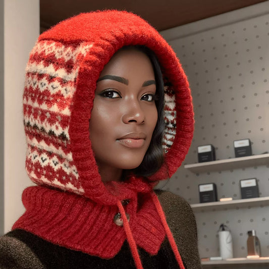 Modern Finesse Arden Drawstring Knitted Hat