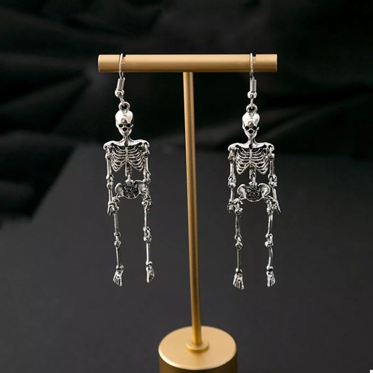 HOF Gia Halloween Skeleton Dangle Earrings