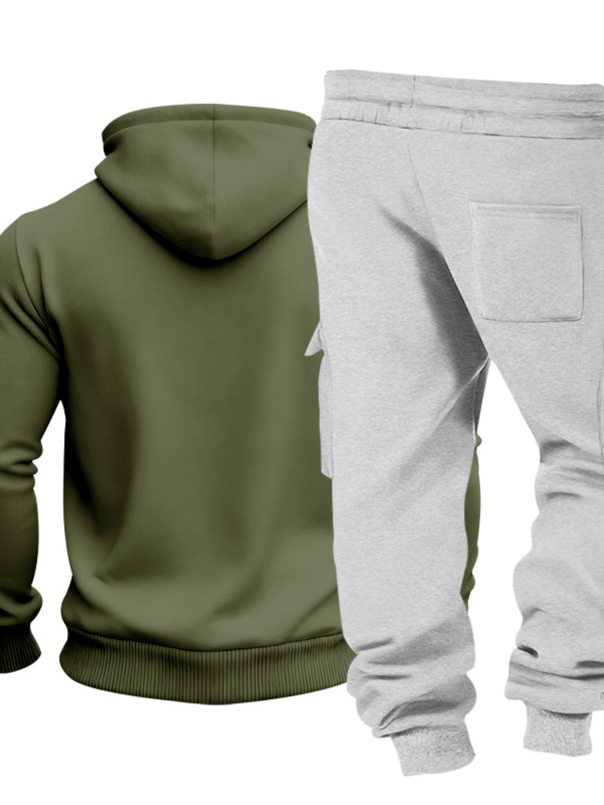Modern Finesse Rest Mode Hoodie & Sweatpants Set - Men's Plus Size