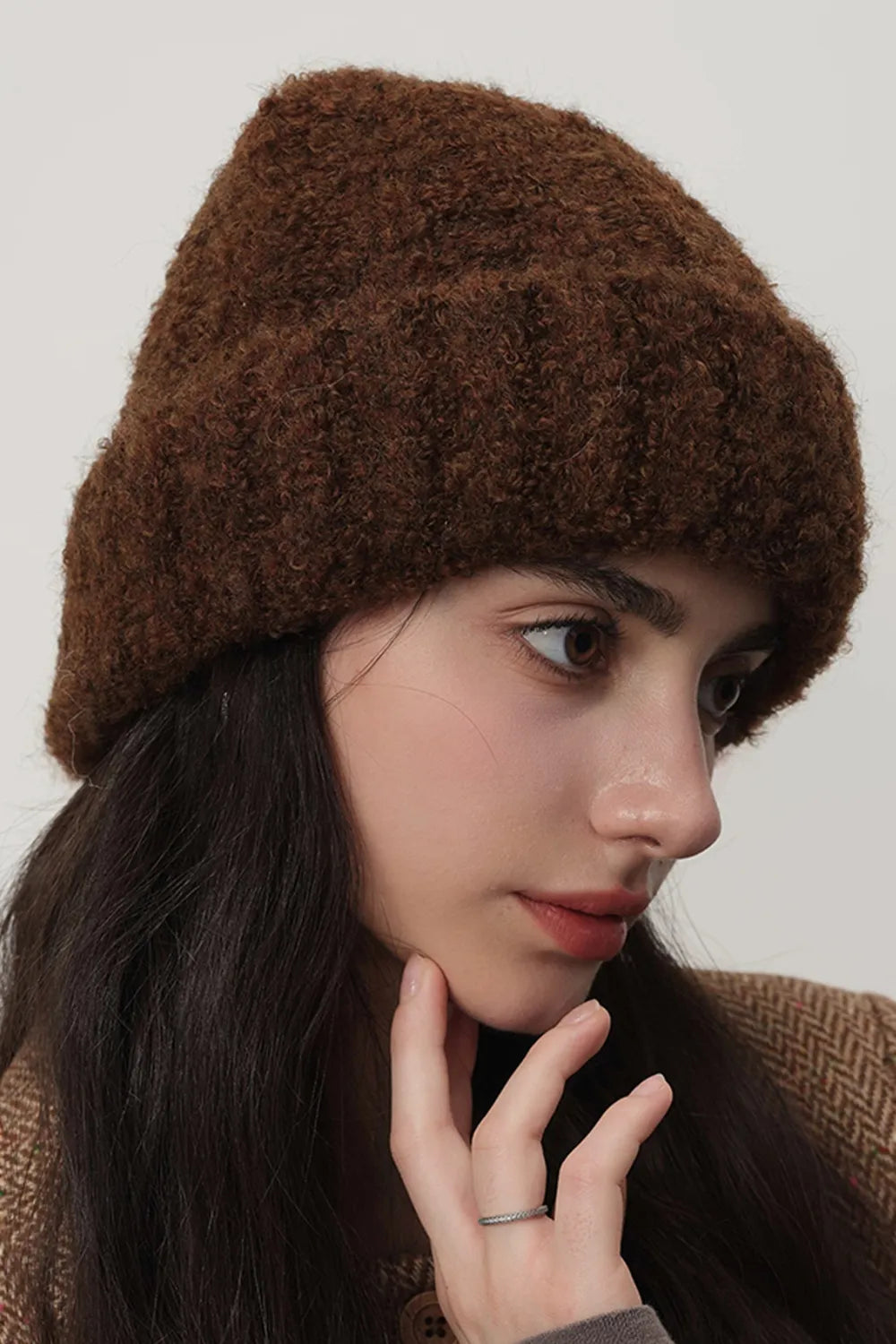 Modern Finesse Solace Solid Color Thermal Knit Hat