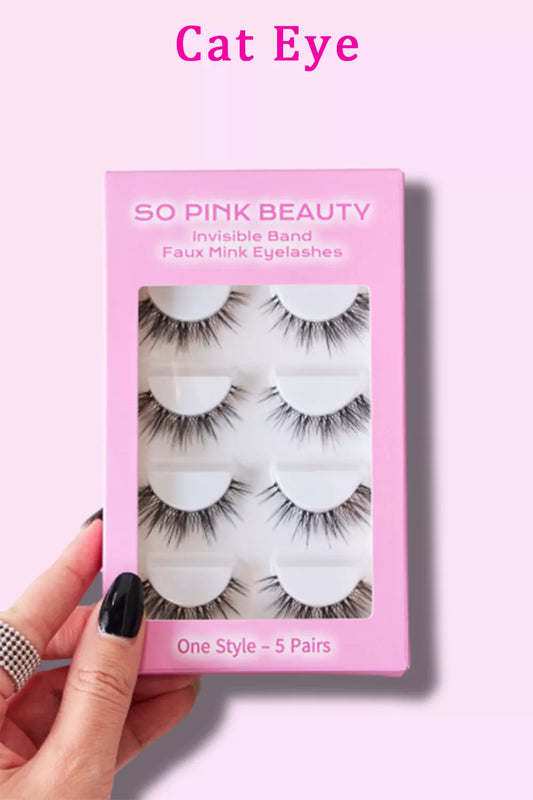 SO PINK BEAUTY Sienna Faux Mink Eyelashes 5 Pairs