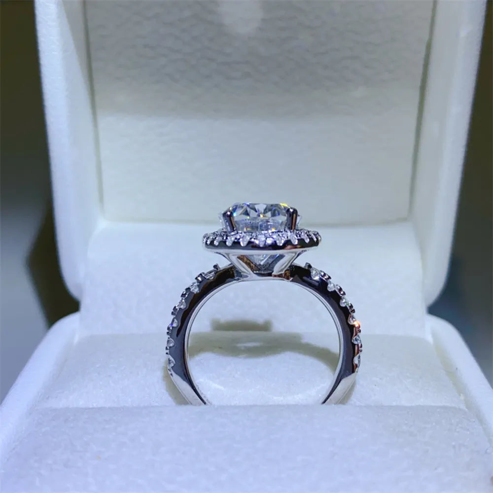 HOF Marlowe 5 Carat Moissanite 925 Sterling Silver Ring