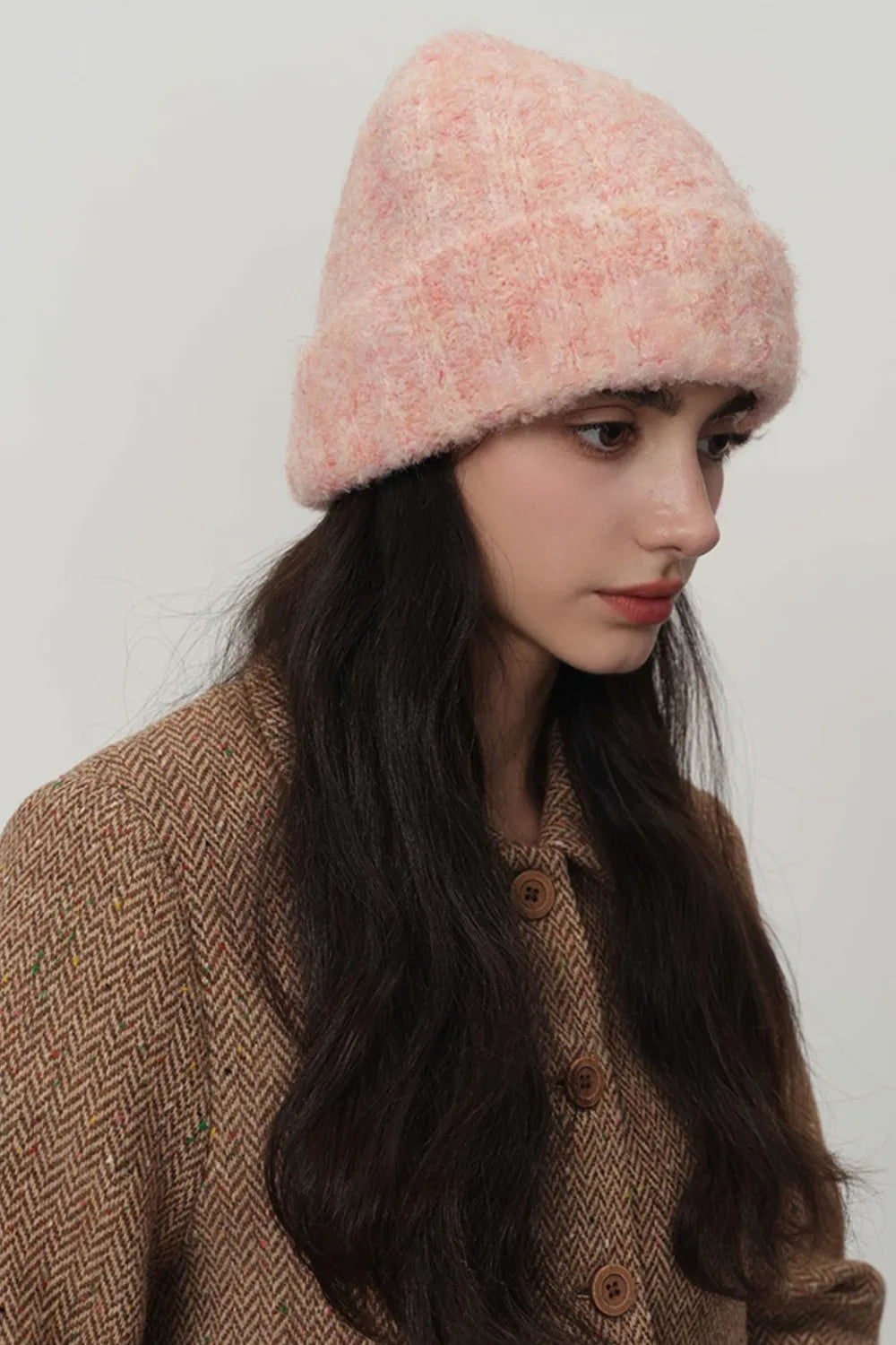 Modern Finesse Solace Solid Color Thermal Knit Hat