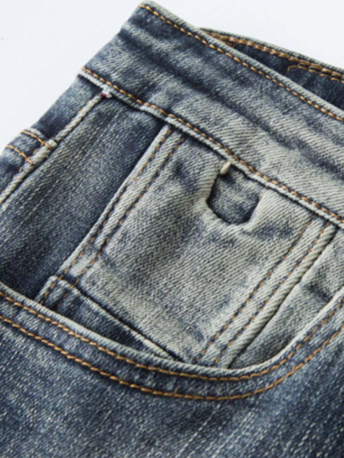 Modern Finesse Hudson Men's Vintage Wash Slim Fit Jeans