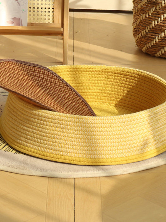 HOF Marlowe Woven Rattan Pet Nest