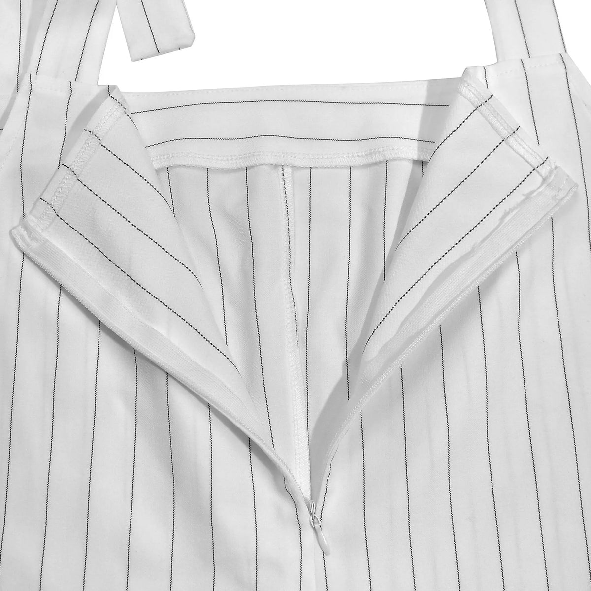 Modern Finesse Delphi Striped Tie-Shoulder Wide-Leg Jumpsuit