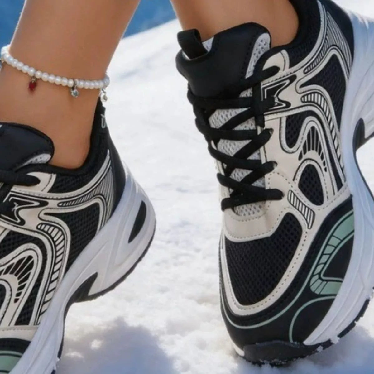 Modern Finesse Arden Breathable Lace Up Athletic