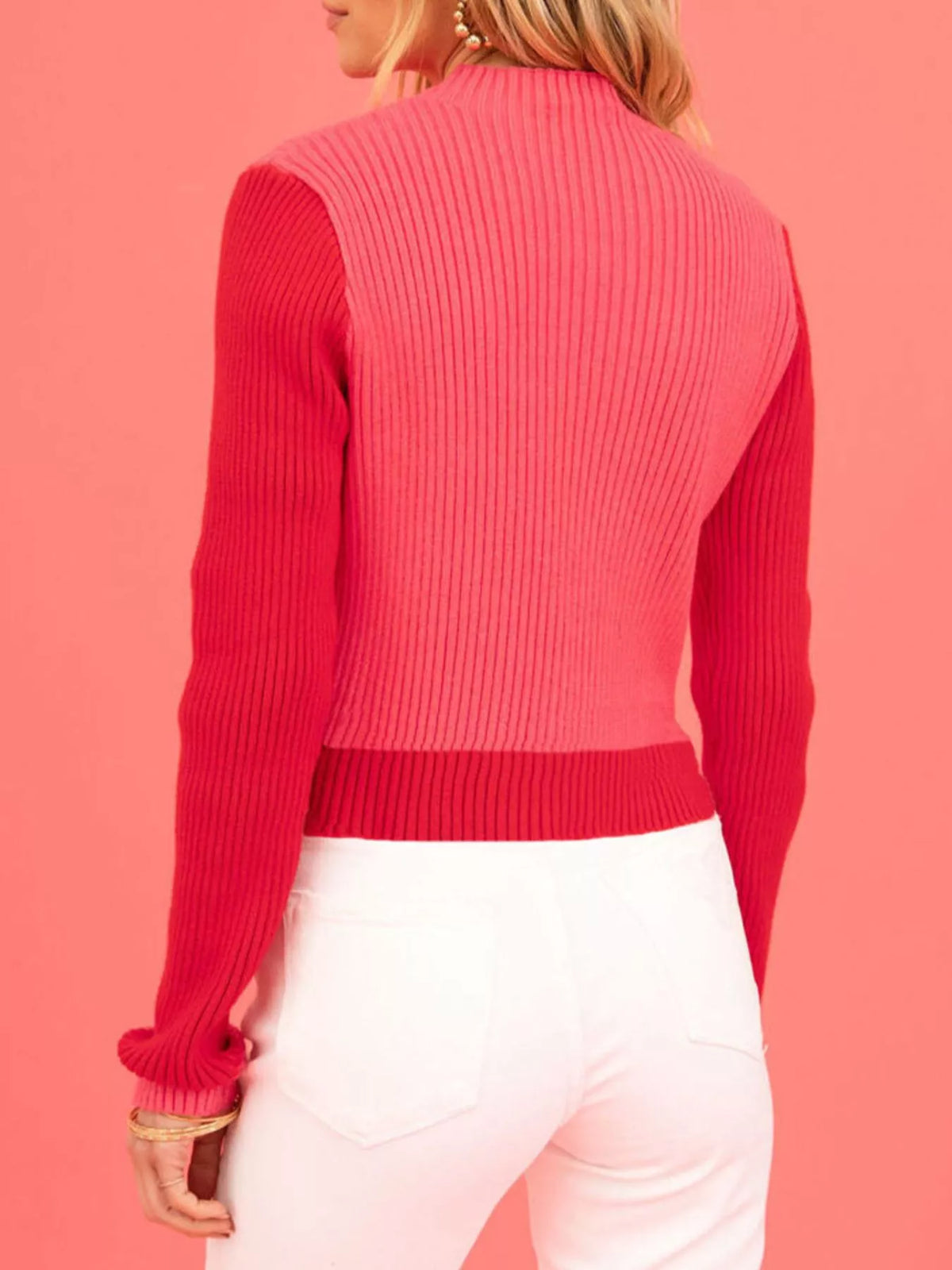 Modern Finesse Heartline Ribbed Sweater product image