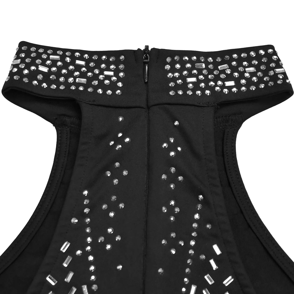 Modern Finesse Fable Sparkling Rhinestone Cutout Jumpsuit