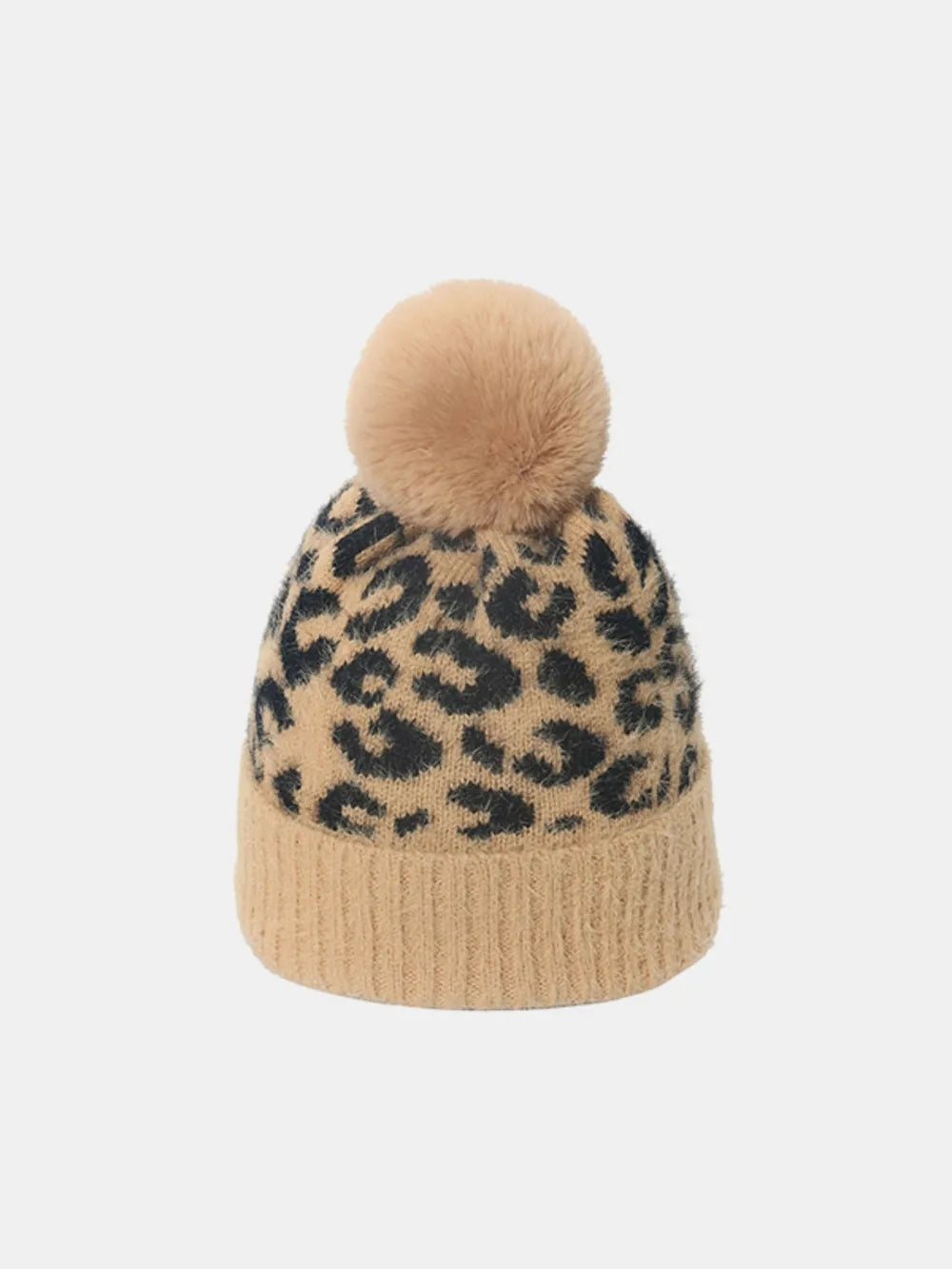 Modern Finesse Marlowe Leopard Hat with Pompom