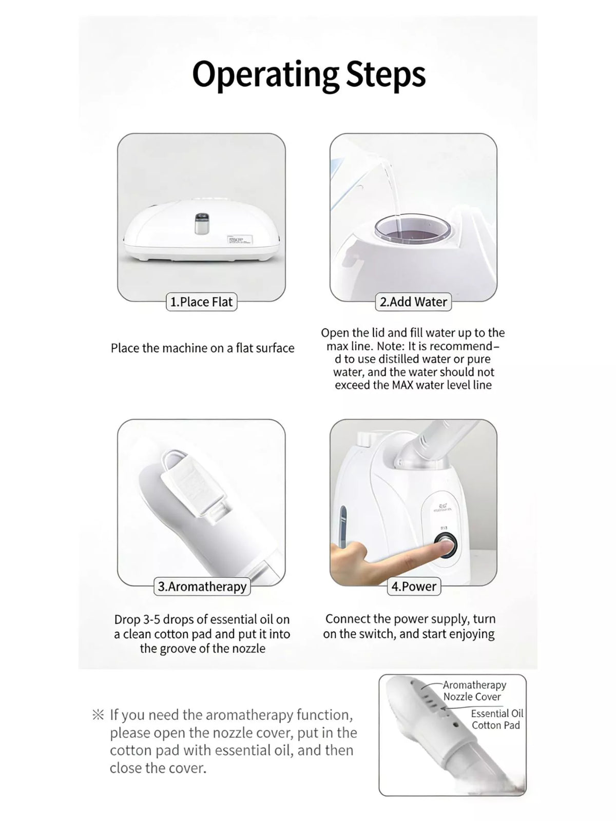 HOF Arden Facial Steamer