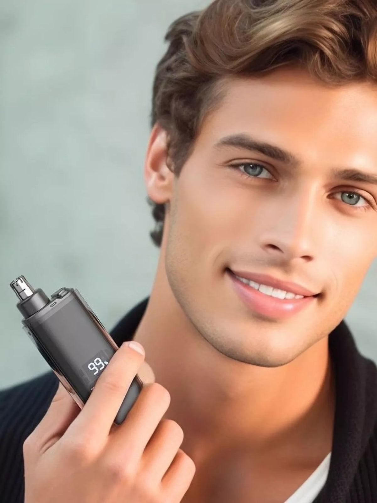 HOF Arden Rechargeable LED Display Nose Hair Trimmer