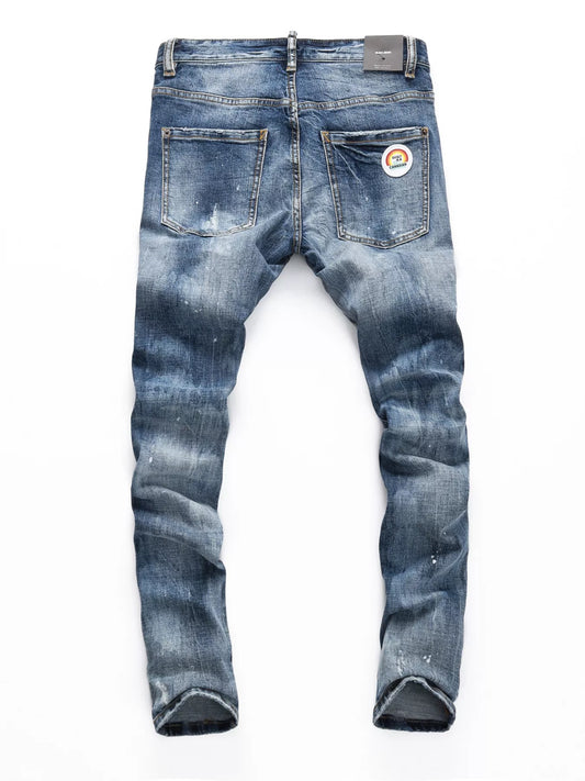 Modern Finesse Camden Men's Distressed Slim Fit Jeans
