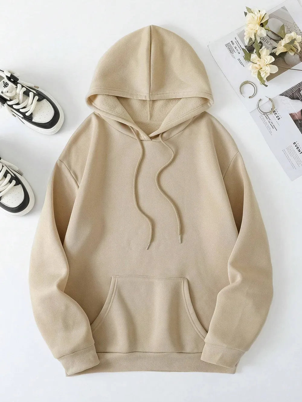 Modern Finesse Solace FAITH OVER FEAR Drop-Shoulder Hoodie
