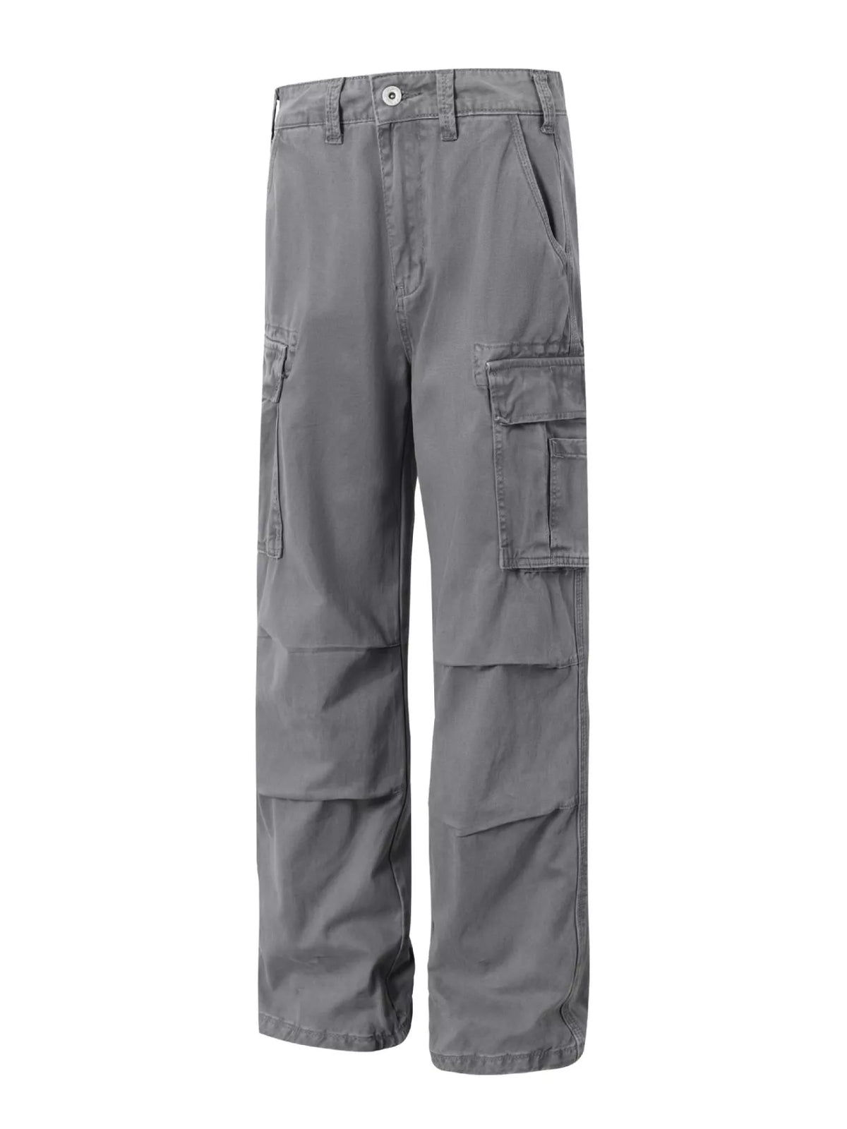 Modern Finesse Ridge Men's Vintage Washed Loose-Fit Multi-Pocket Cargo Pants