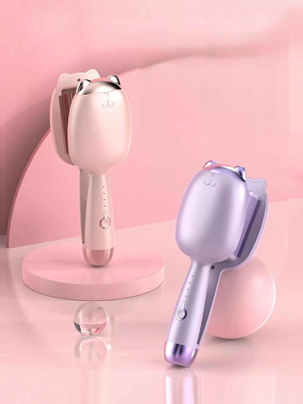 HOF Solace Cat Shaped Heated Curling Iron
