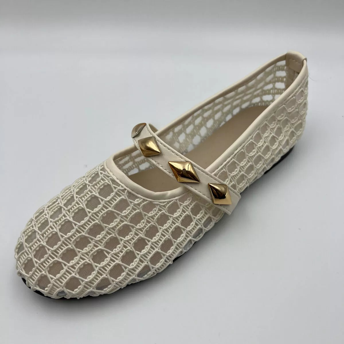 Modern Finesse Meshline Round-Toe Slip-Ons