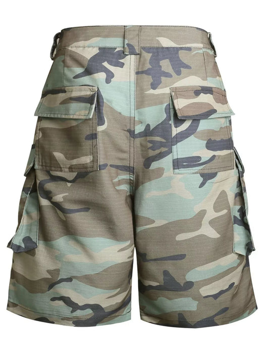 Modern Finesse Logan Men's Star Camouflage Cargo Capris