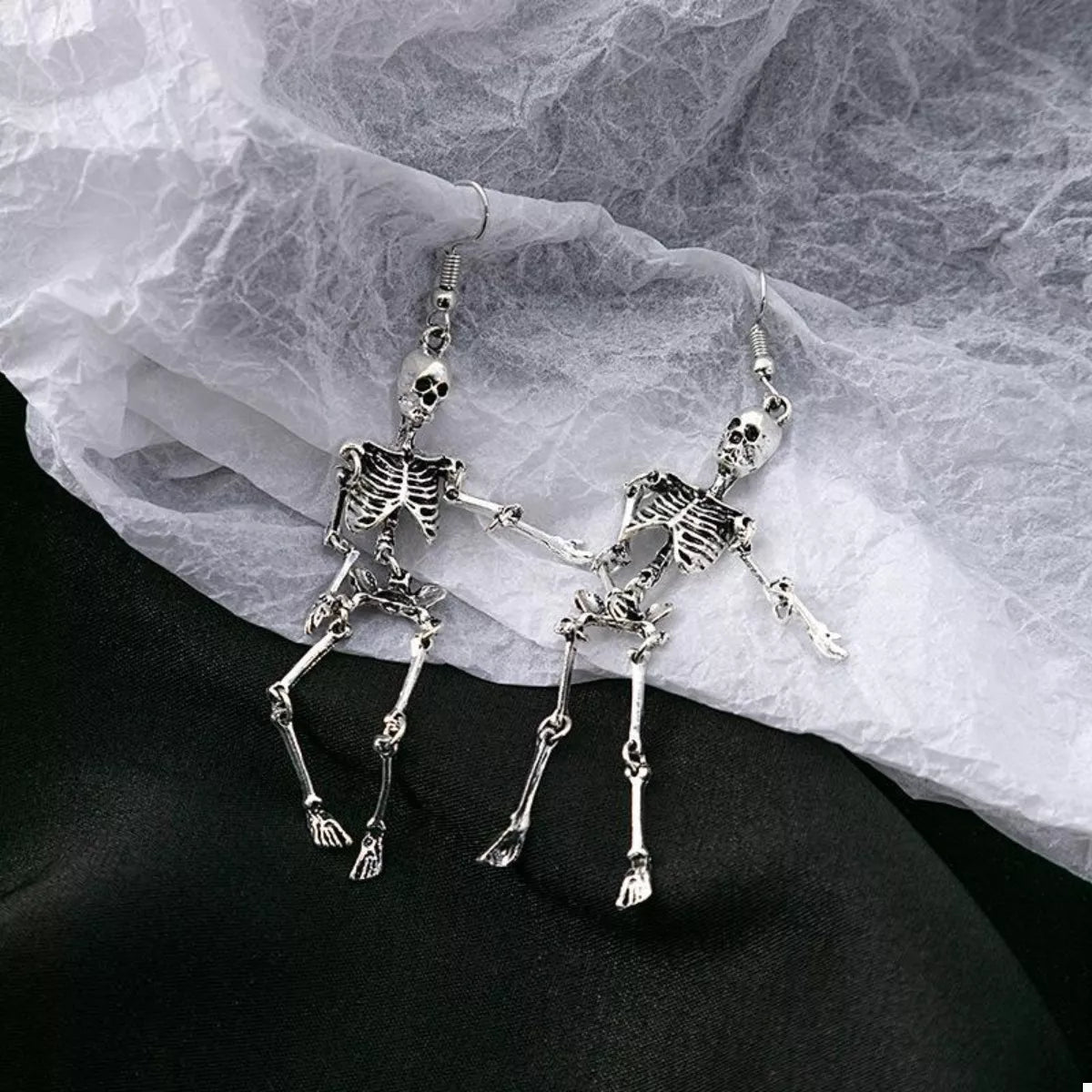 HOF Gia Halloween Skeleton Dangle Earrings