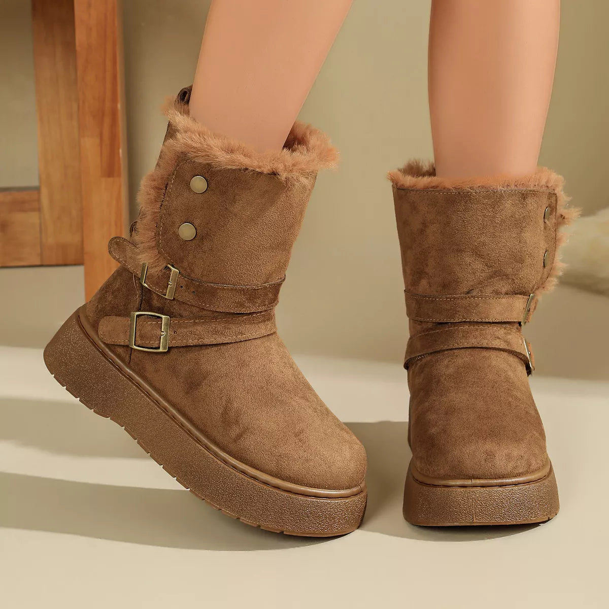 Modern Finesse Sienna Round-Toe Flats Boots
