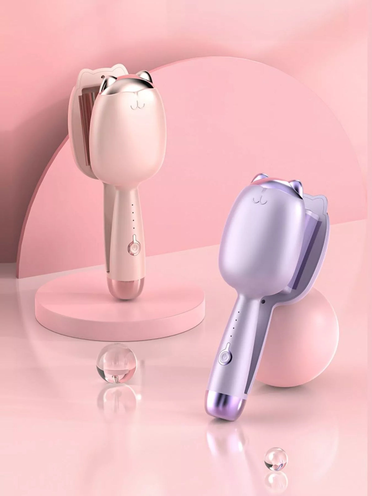 HOF Solace Cat Shaped Heated Curling Iron