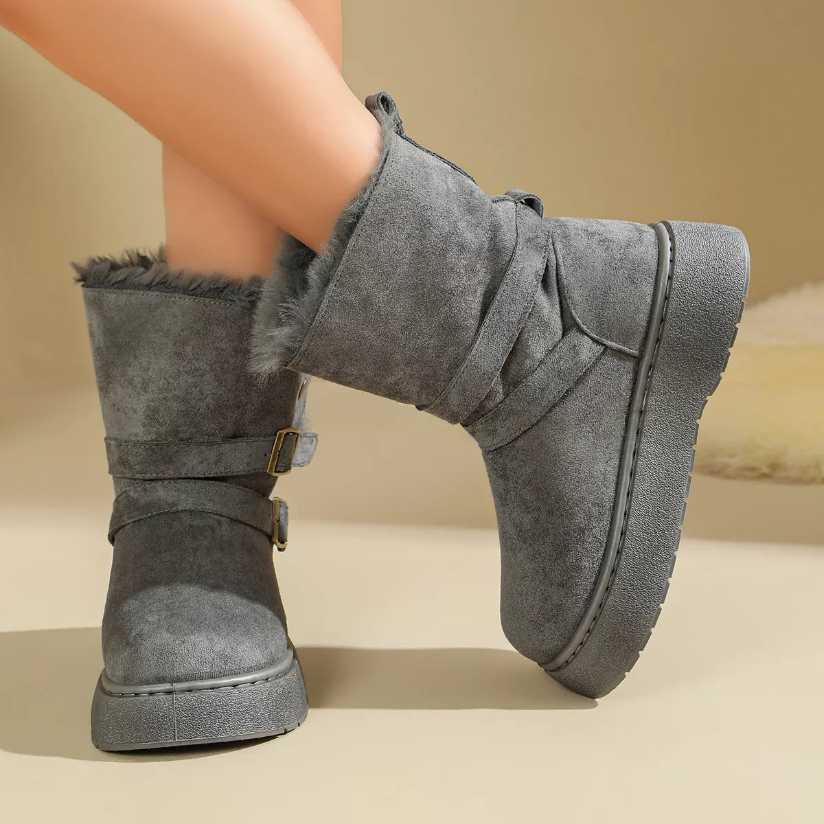 Modern Finesse Sienna Round-Toe Flats Boots