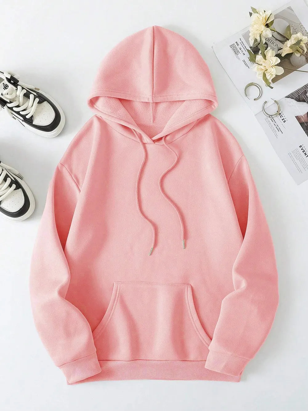Modern Finesse Solace FAITH OVER FEAR Drop-Shoulder Hoodie