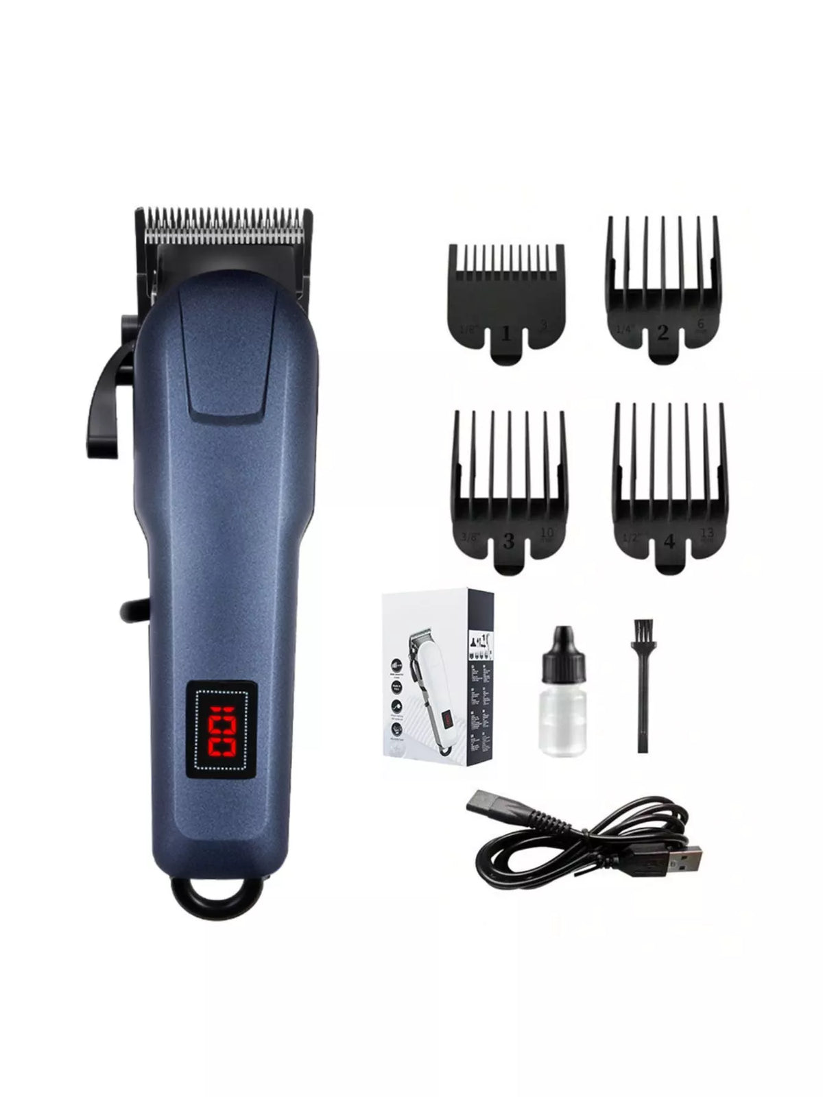 HOF Sienna Cordless Hair Clipper with LED Display