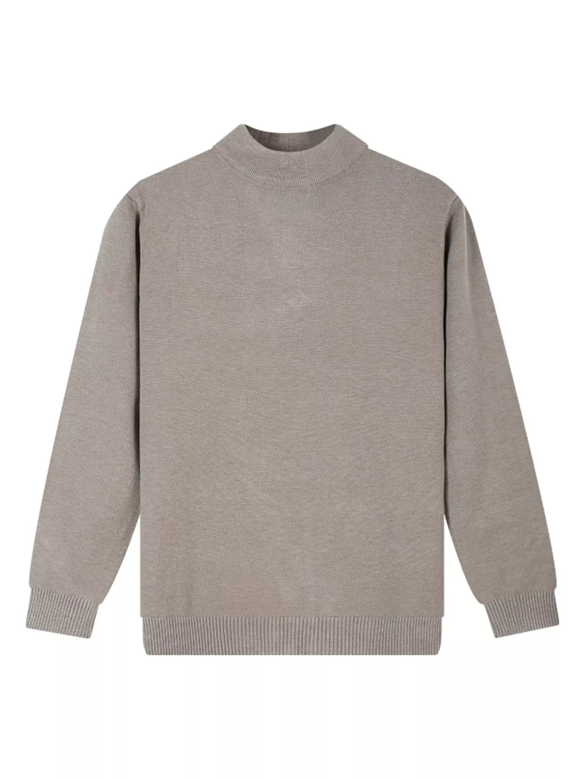 Modern Finesse Quiet Structure Mock-Neck Knit Top - Men's Plus Size