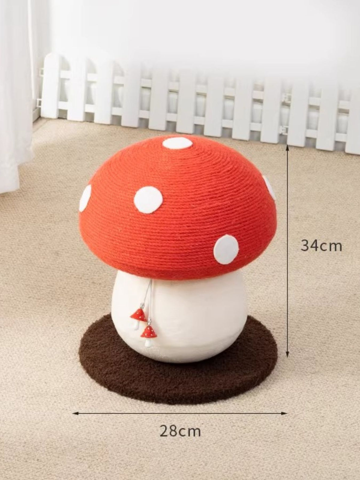 HOF Sienna Mushroom-Shaped Cat Scratching Post