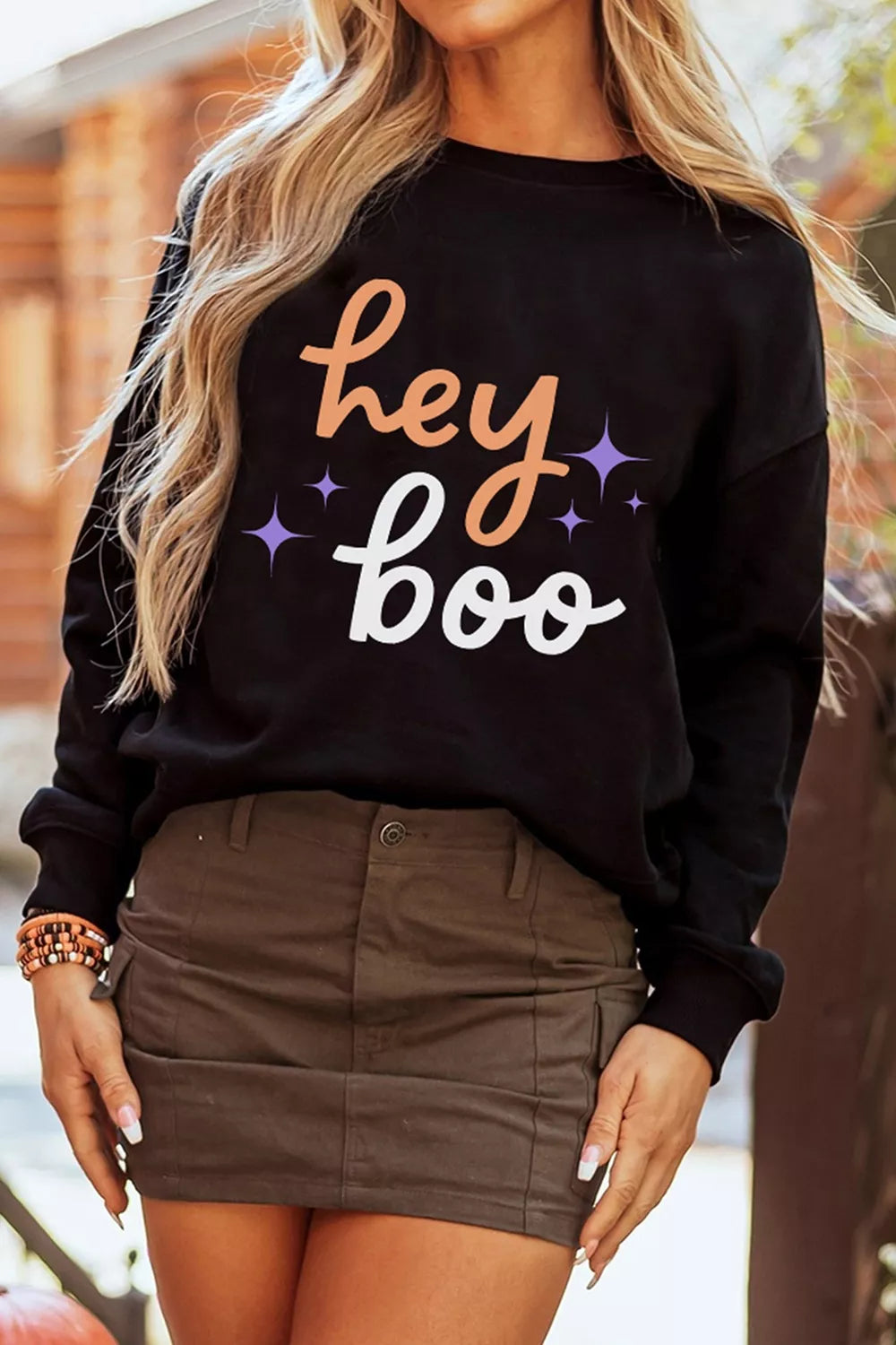 Modern Finesse Hey Boo Sweatshirt product image